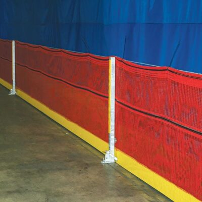 RopeRail with safety orange netting.